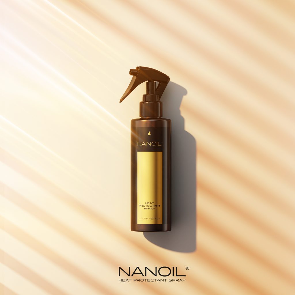ochranný sprej na vlasy Nanoil