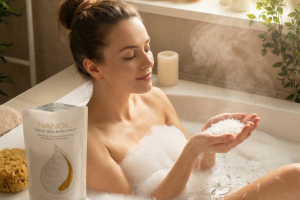 Čistota přírody zachycená v krystalech – koupelová sůl Nanoil z Mrtvého moře