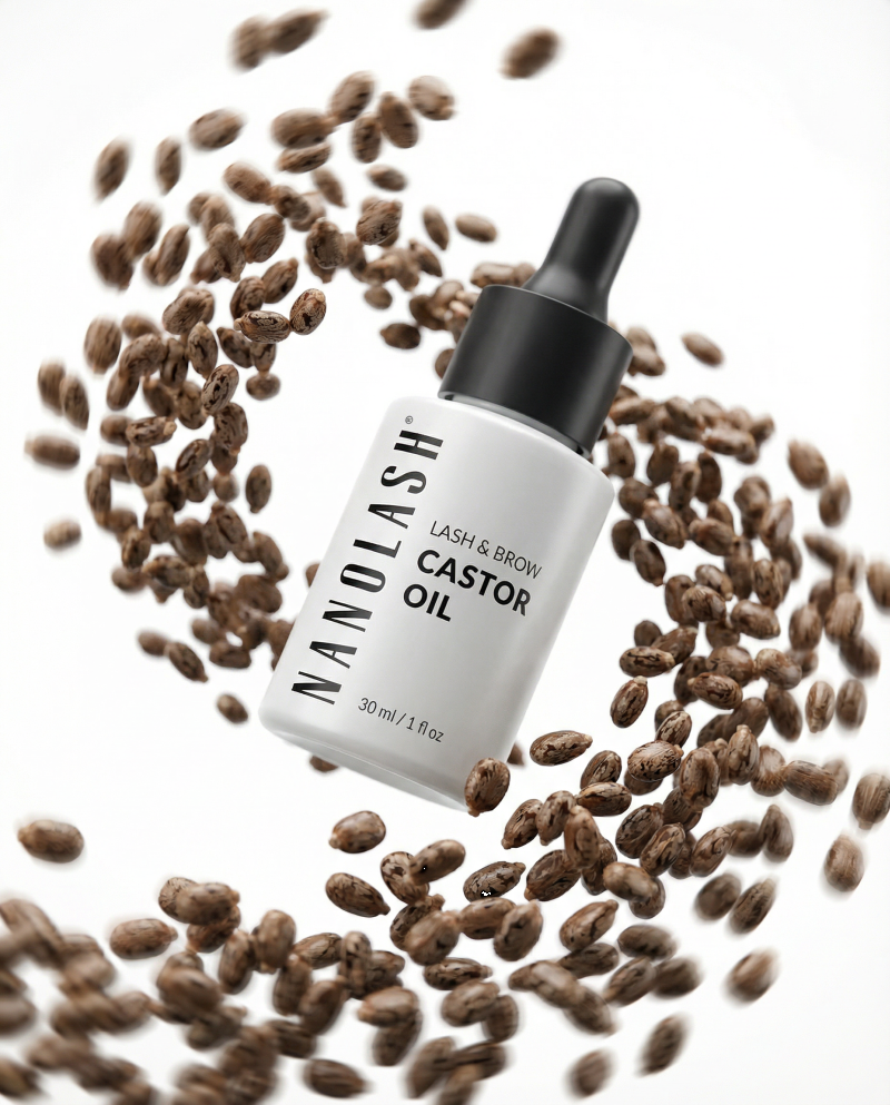 ricinový olej na řasy nanolash